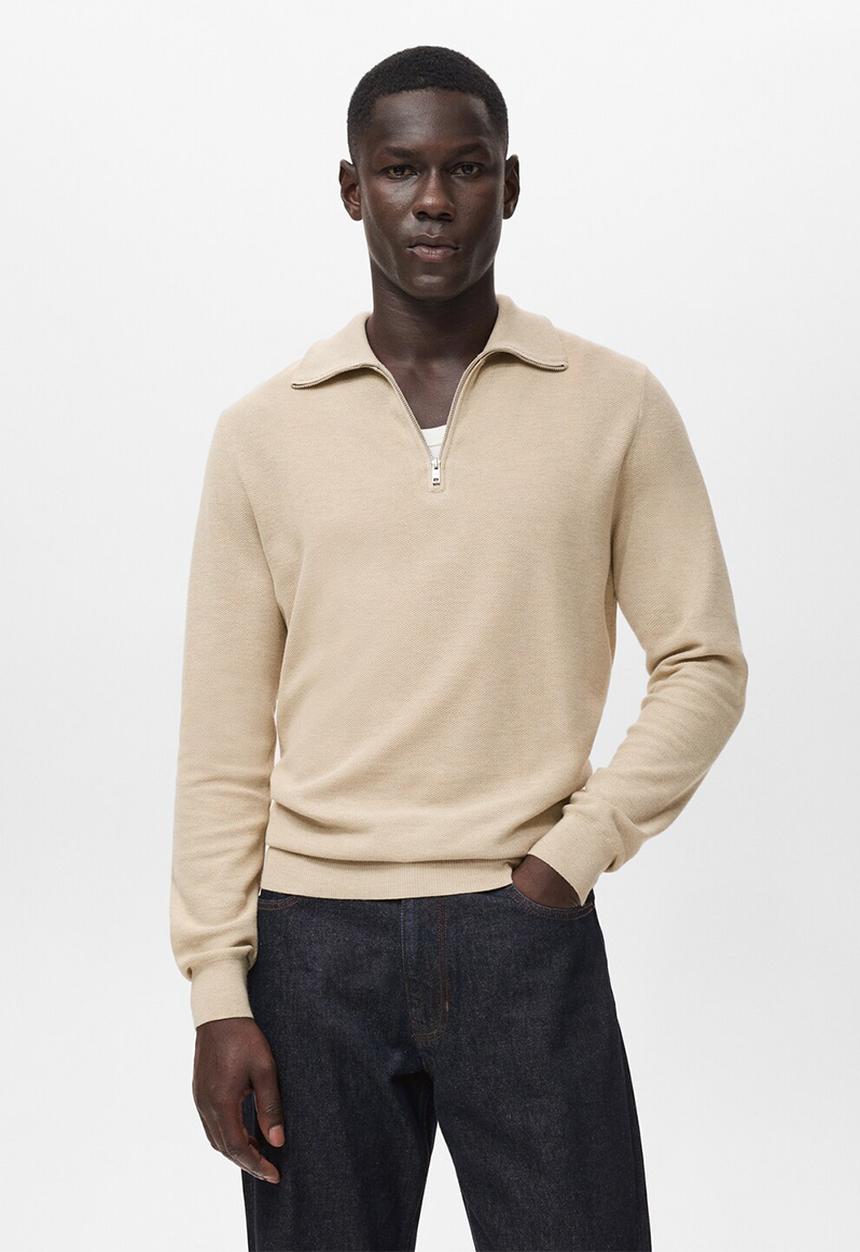 MANGO - Jersey Tenp - Beige