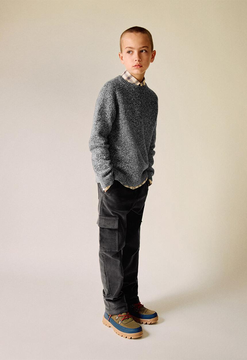 MANGO - Trousers LUKE - Charcoal
