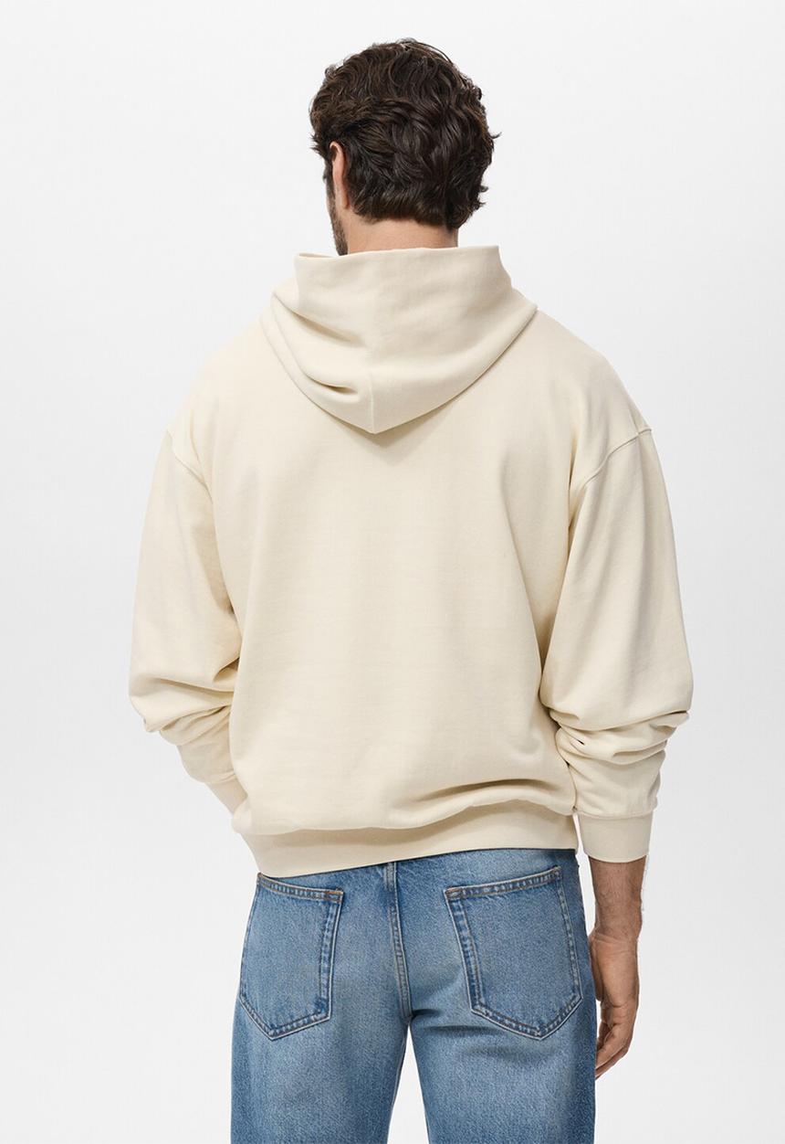 MANGO - Sudadera Berlin - Light Beige