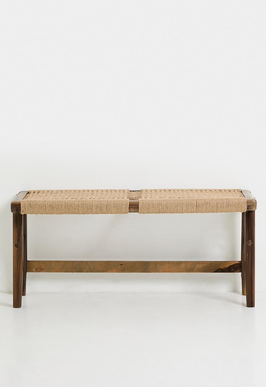 Homewood - Nia Patio Bench - Natural