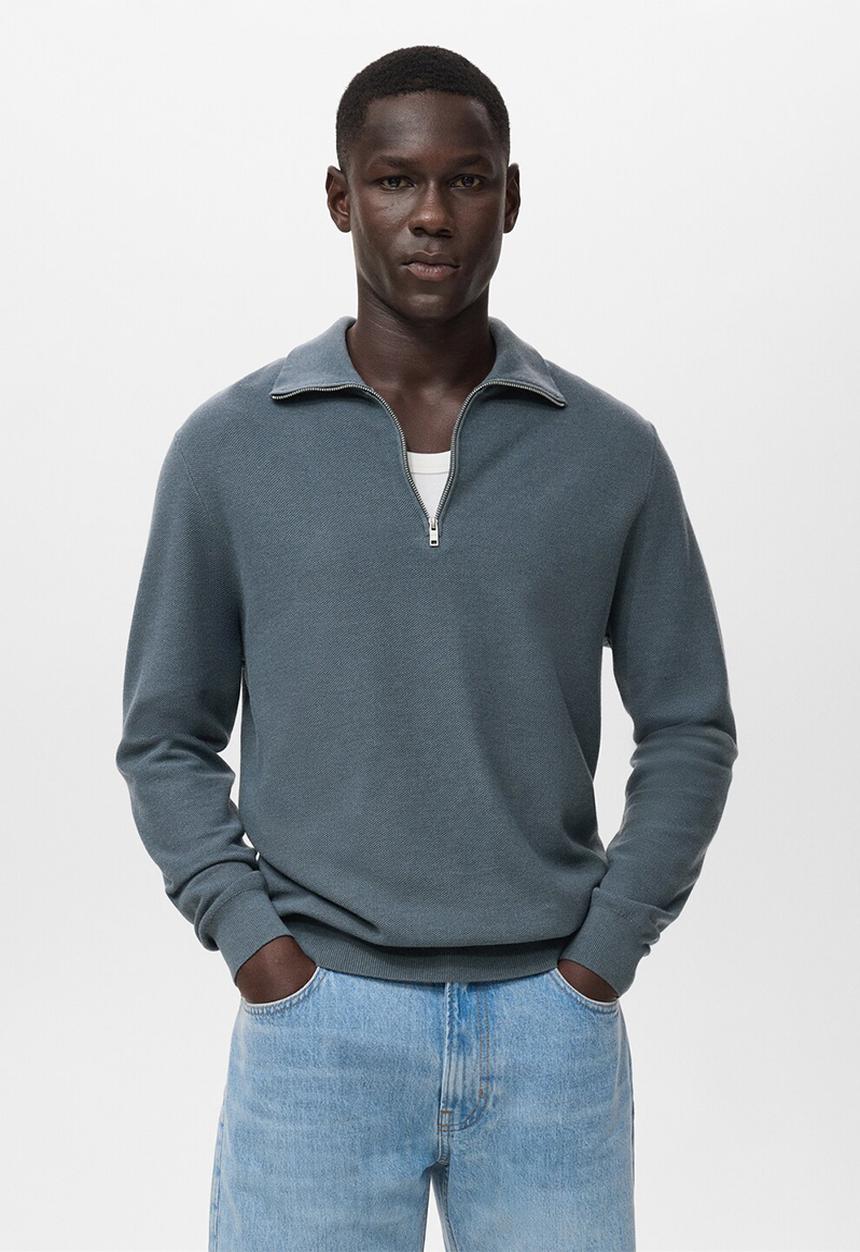 MANGO - Jersey Tenp - Dark Blue