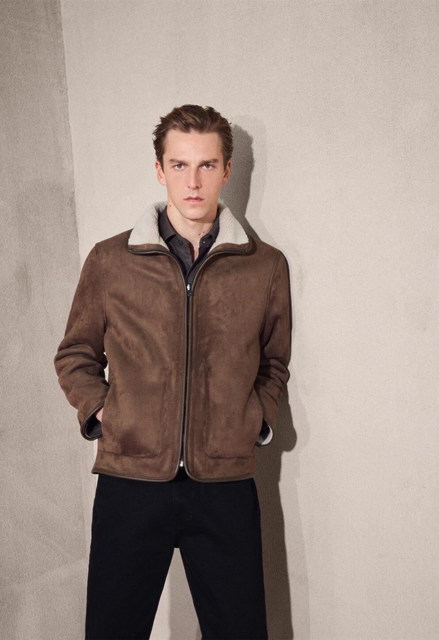 MANGO - Chaqueta Viggo - Dark Brown