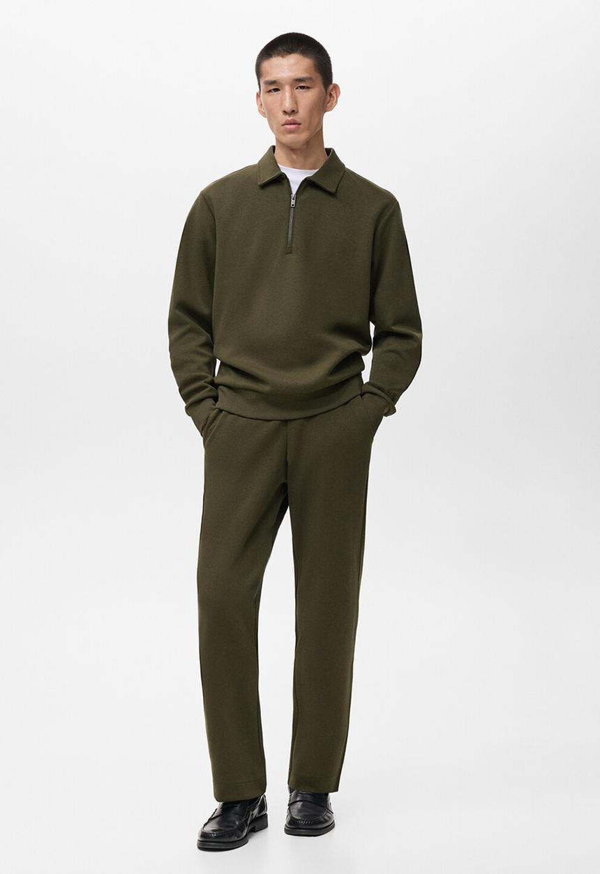 MANGO - Pantalon Cohen - Dark Green