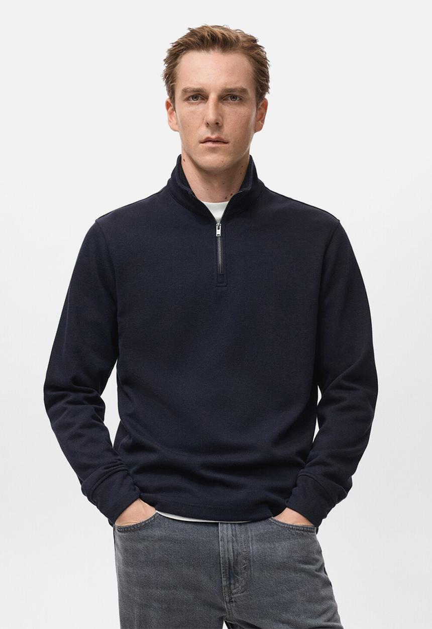 MANGO - Sudadera Shangai - Navy