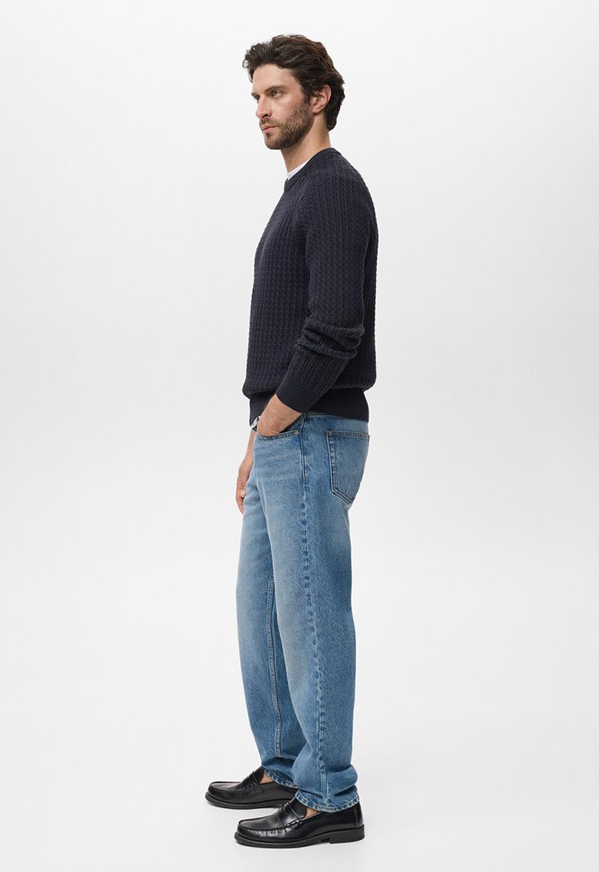 MANGO - Jersey Mars - Navy