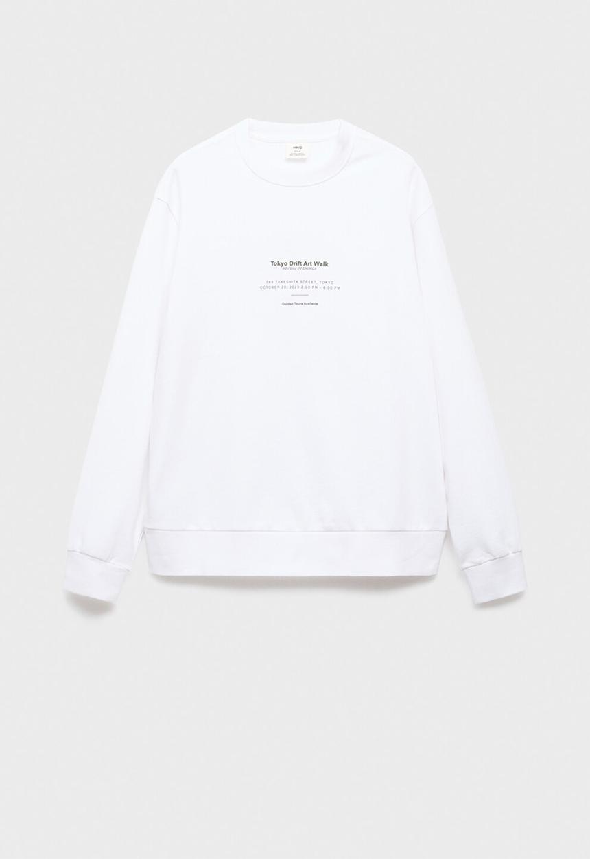 MANGO - Sudadera Tokio - White