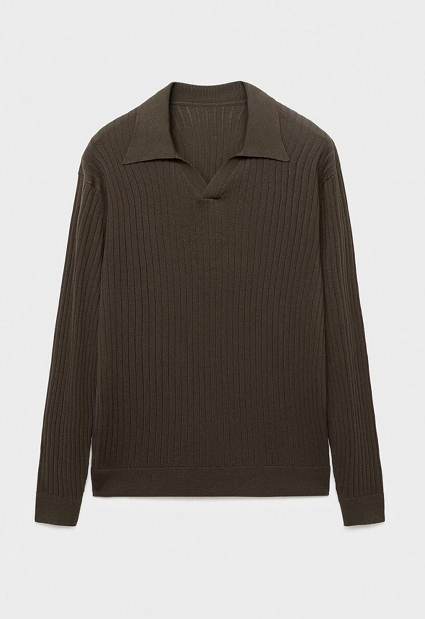 MANGO - Polo Taurus - Khaki
