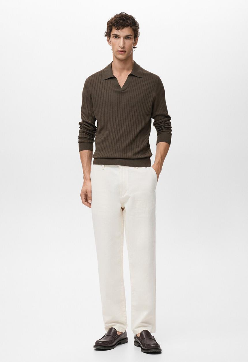 MANGO - Polo Taurus - Khaki