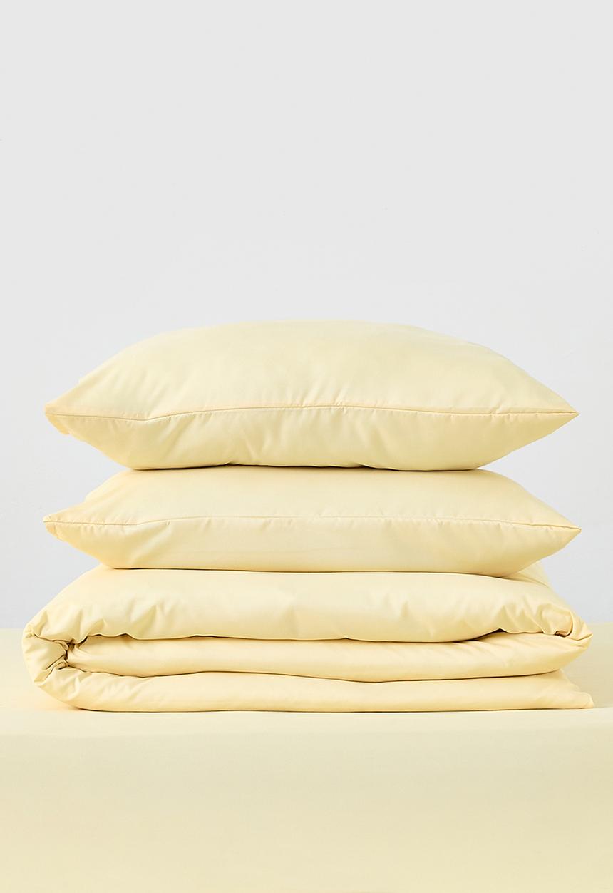 Sixth Floor - Recycled Microfibre Duvet Set - Yellow