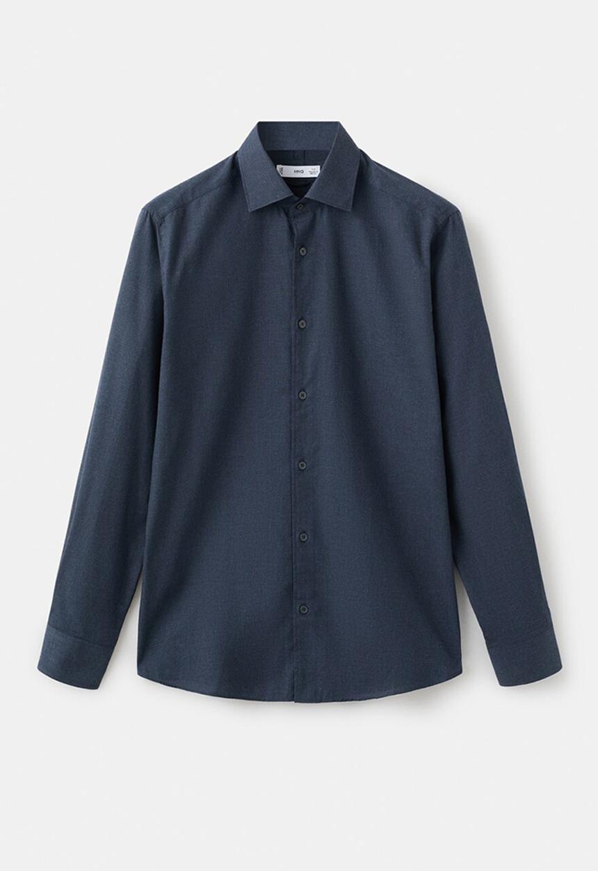 MANGO - Camisa Veira - Navy