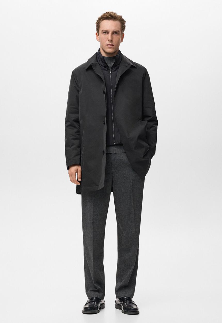 MANGO - Parka Blake - Black