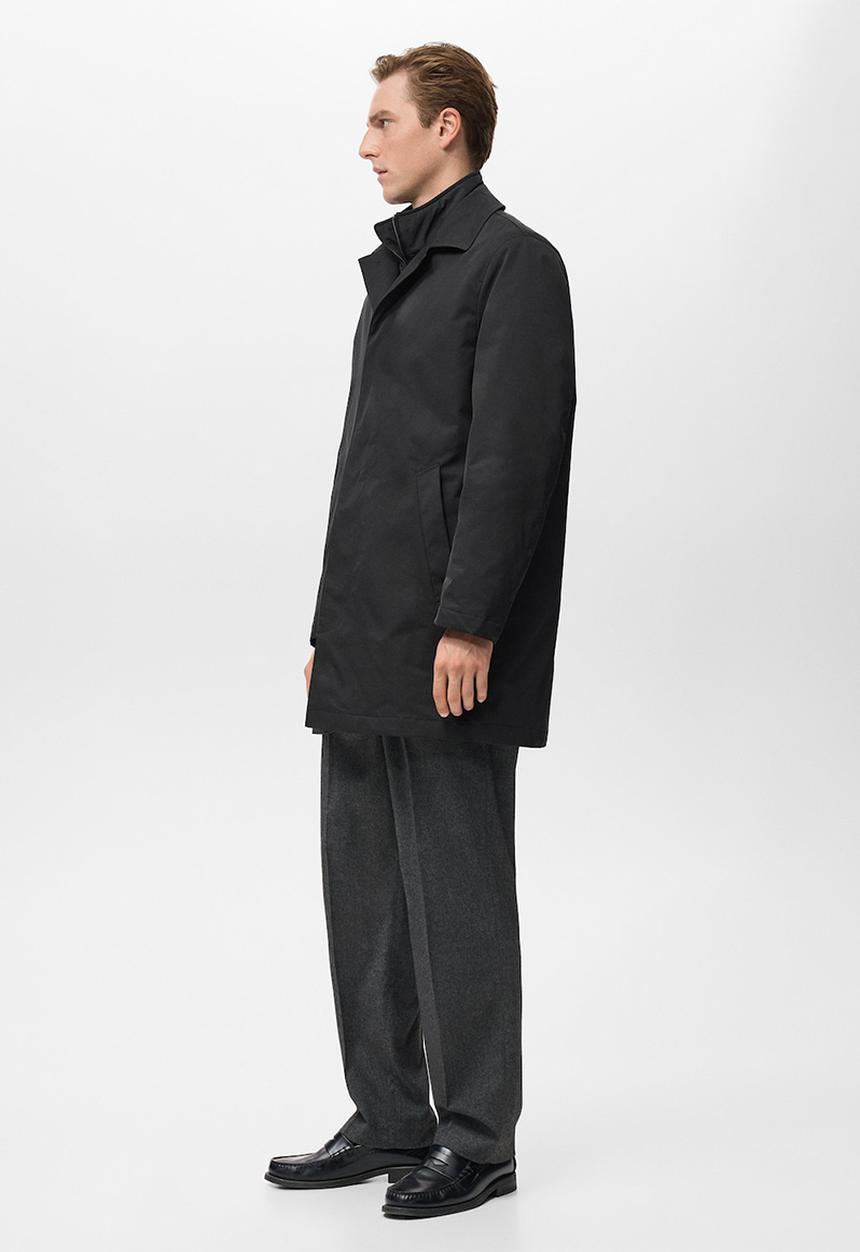 MANGO - Parka Blake - Black