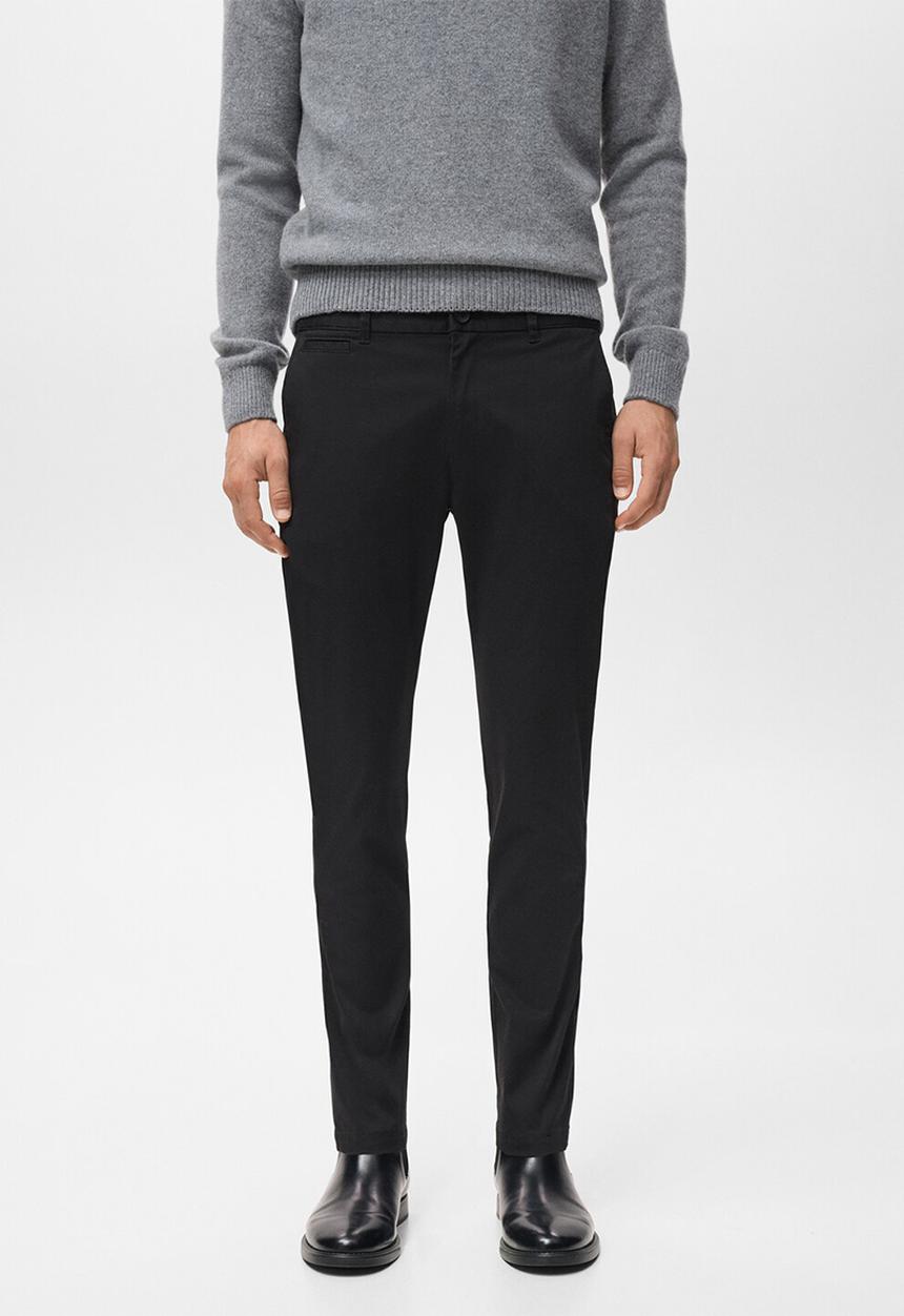 MANGO - Pantalon Prato - Black