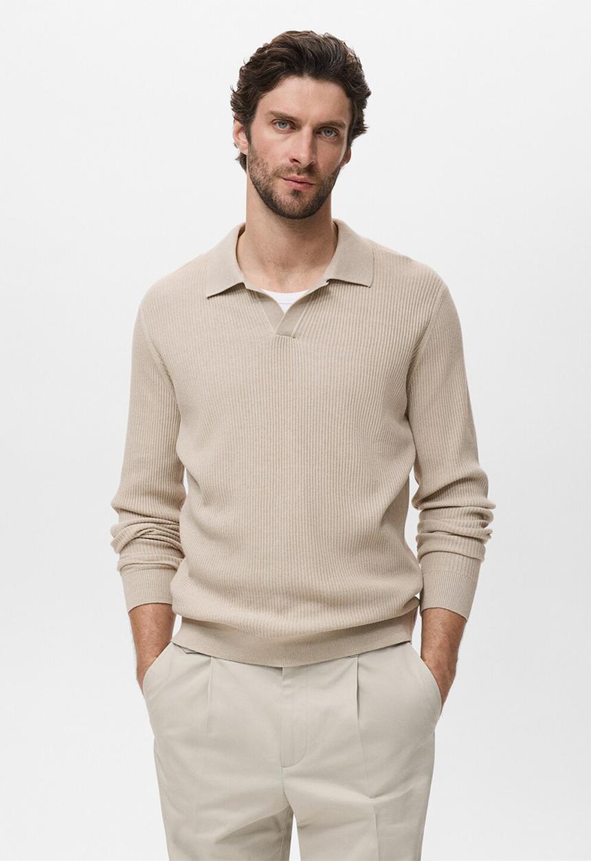 MANGO - Polo Antiguas - Beige