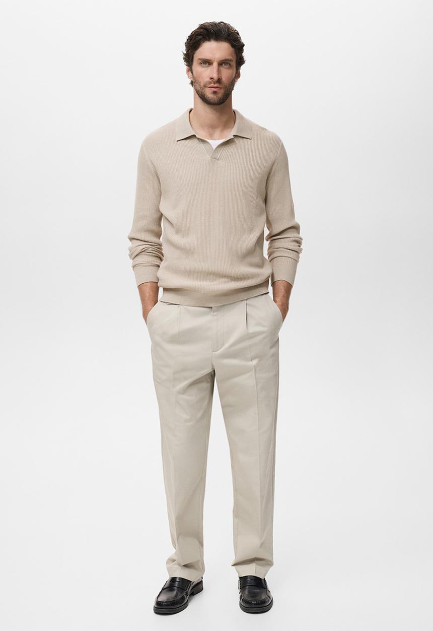 MANGO - Polo Antiguas - Beige