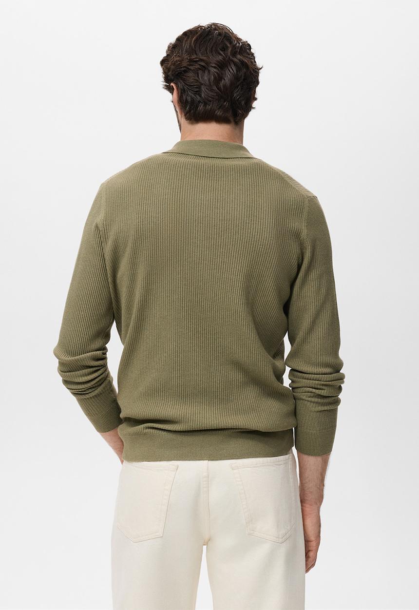 MANGO - Polo Antiguas - Dark Green
