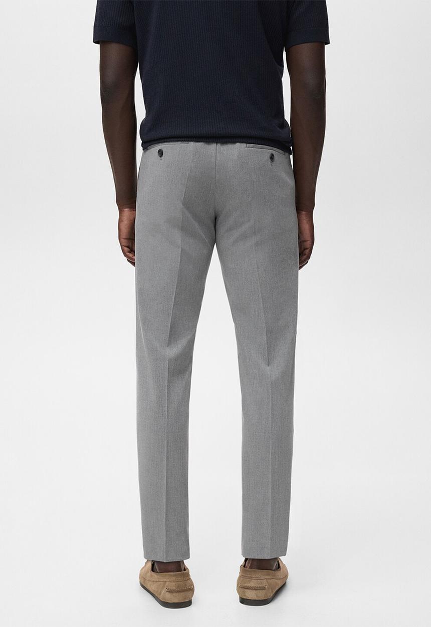 MANGO - Pantalon Bologna - Light Grey Denim