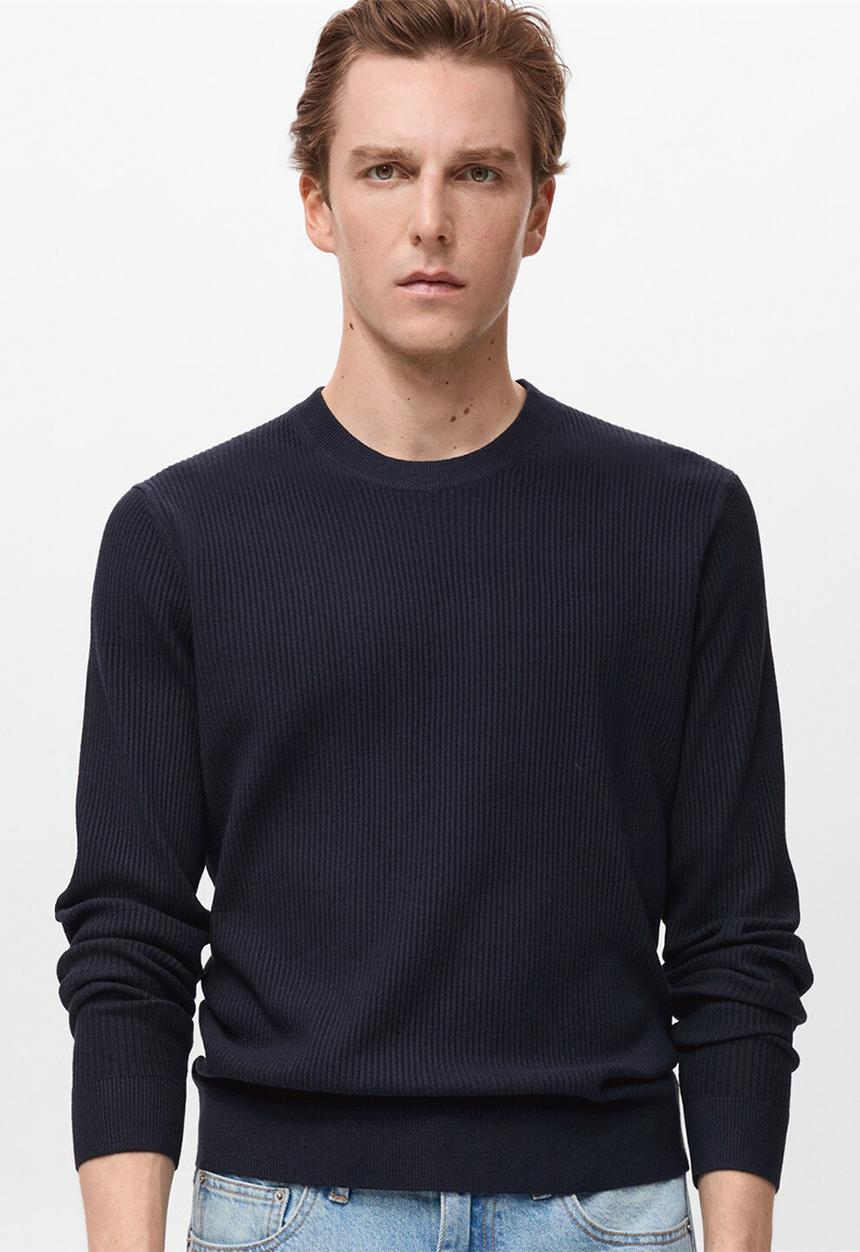 MANGO - Jersey Antigua - Navy