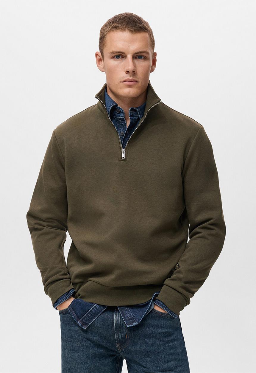 MANGO - Sudadera Winny - Dark Green