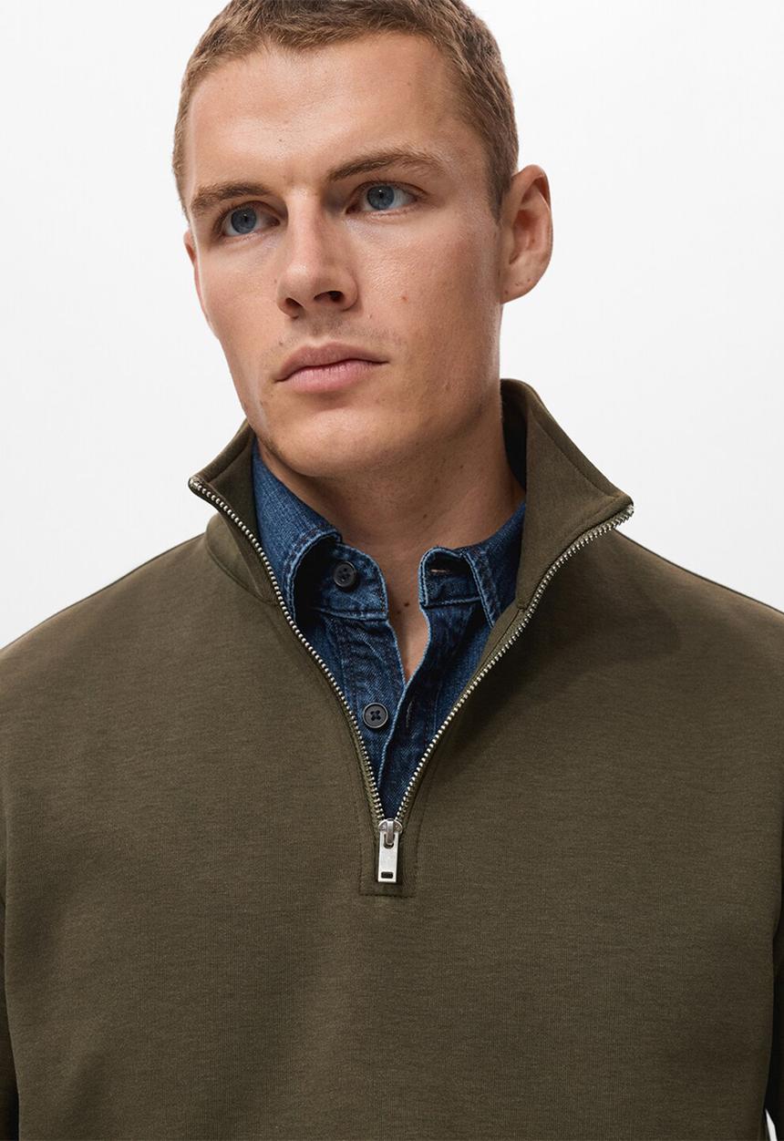 MANGO - Sudadera Winny - Dark Green
