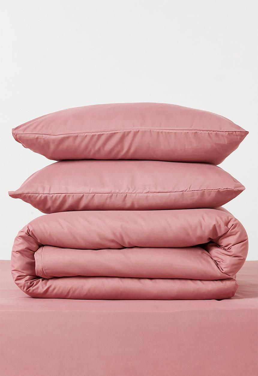 Sixth Floor - Recycled Microfibre Duvet Set - Dusty Rose