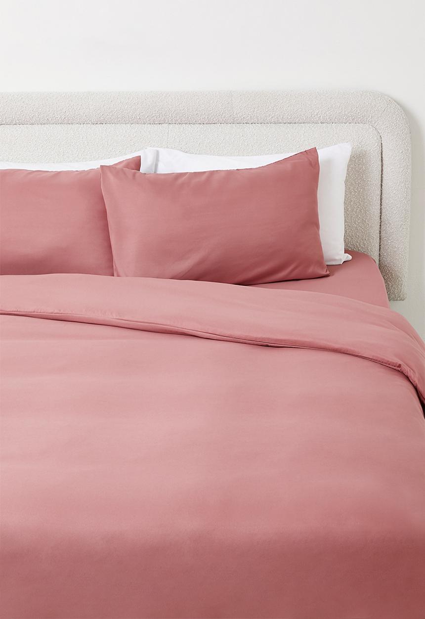 Sixth Floor - Recycled Microfibre Duvet Set - Dusty Rose