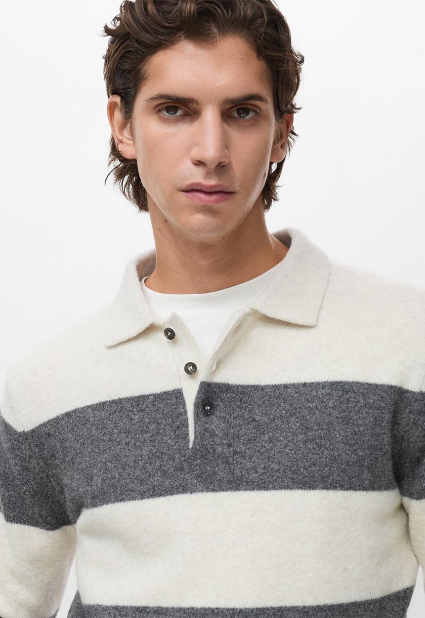 MANGO - Polo Lotusr - light beige 
