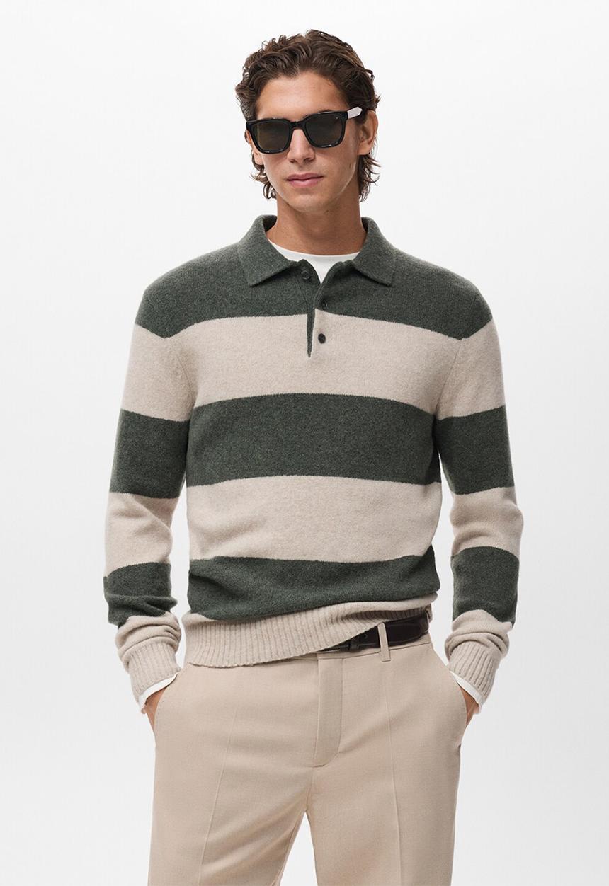 MANGO - Polo Lotusr - Dark Green