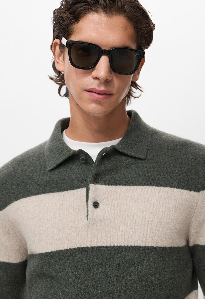 MANGO - Polo Lotusr - Dark Green