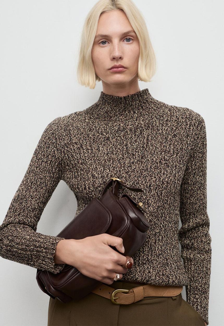 MANGO - Sweater salty - dark brown