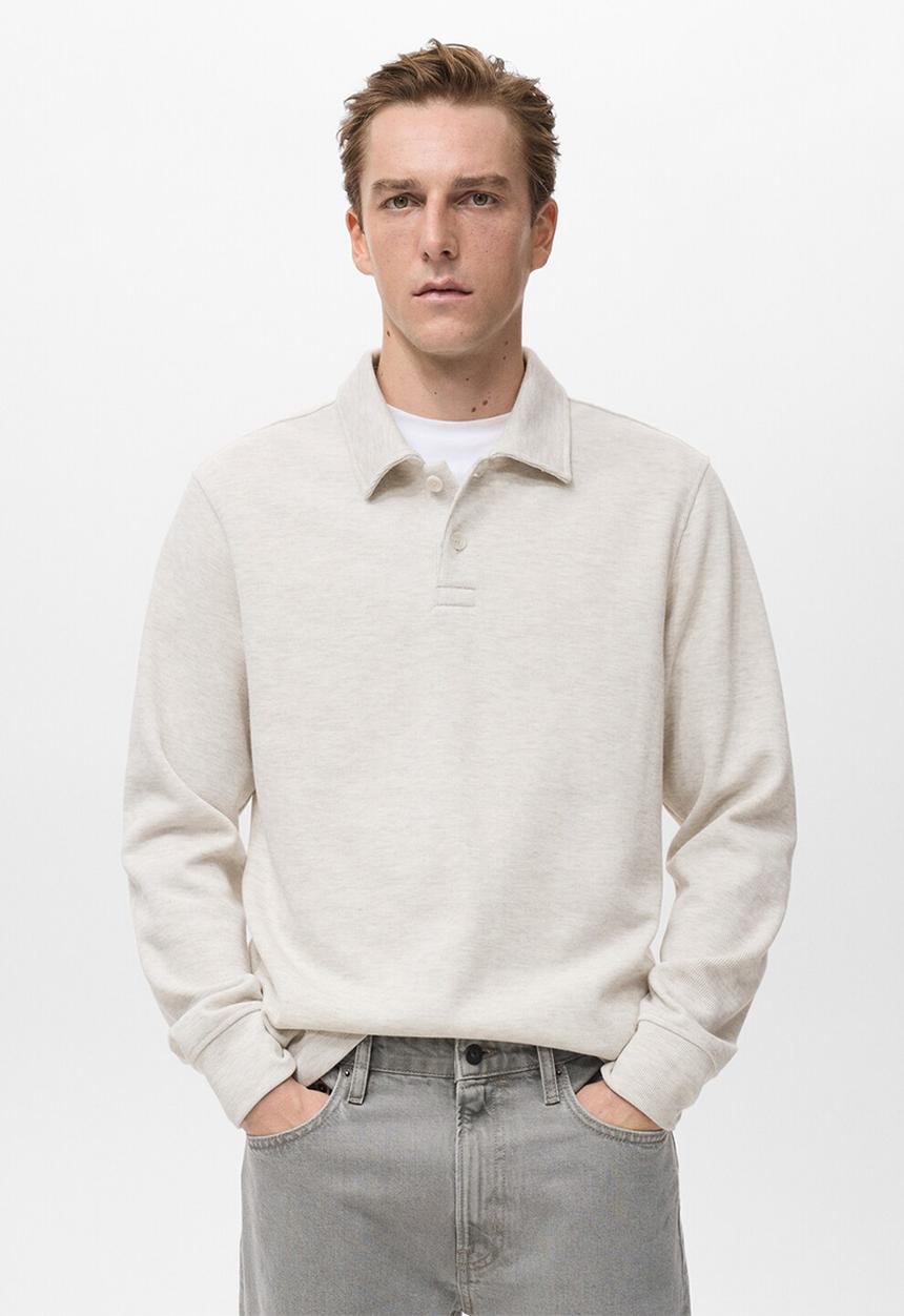 MANGO - Sudadera Shangaip - Ligth Beige