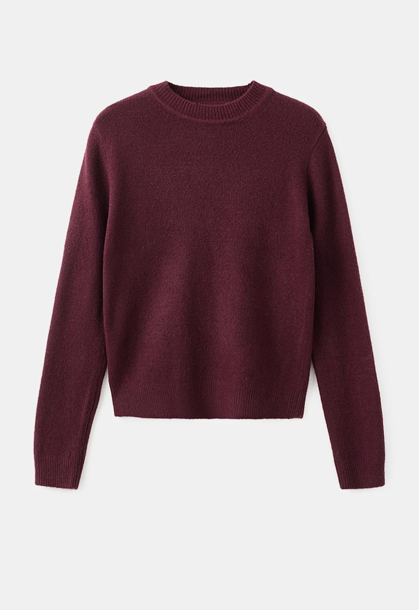 MANGO - Sweater seedsun - dark red