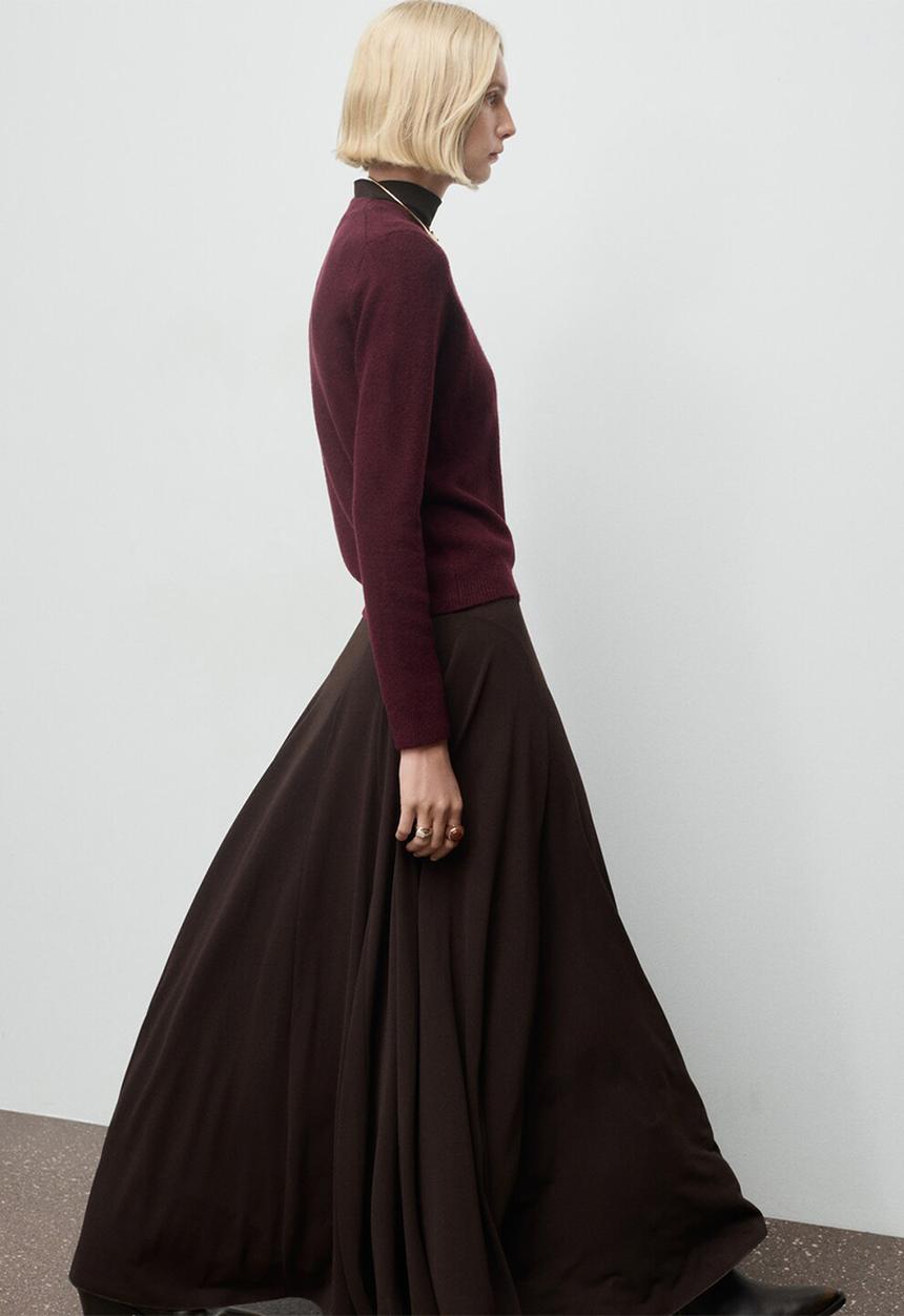 MANGO - Sweater seedsun - dark red