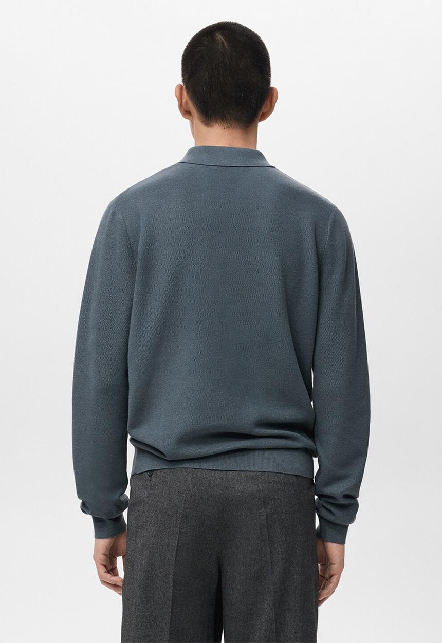 MANGO - Polo Tens - Dark Blue