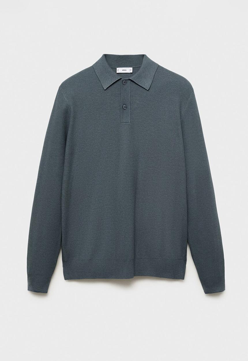 MANGO - Polo Tens - Dark Blue