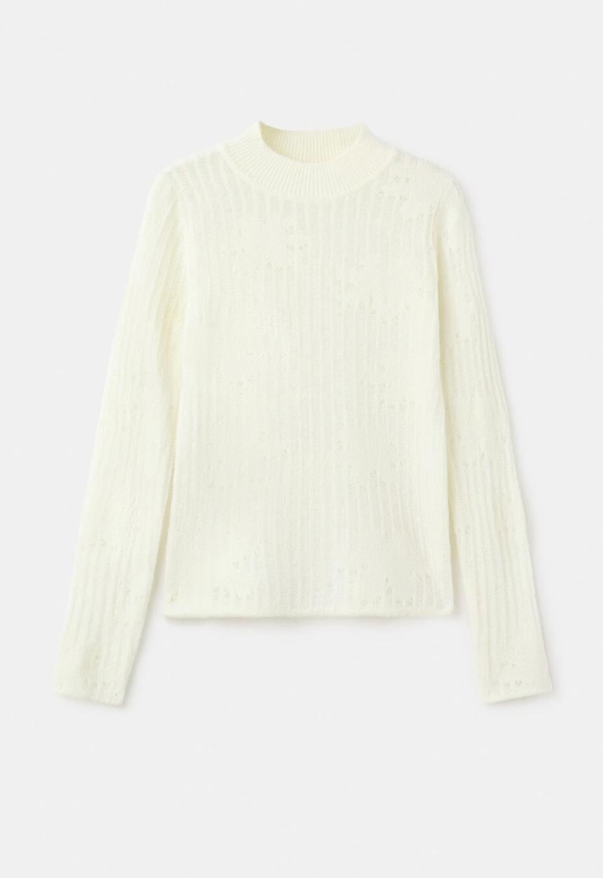 MANGO - Sweater delulu - light beige