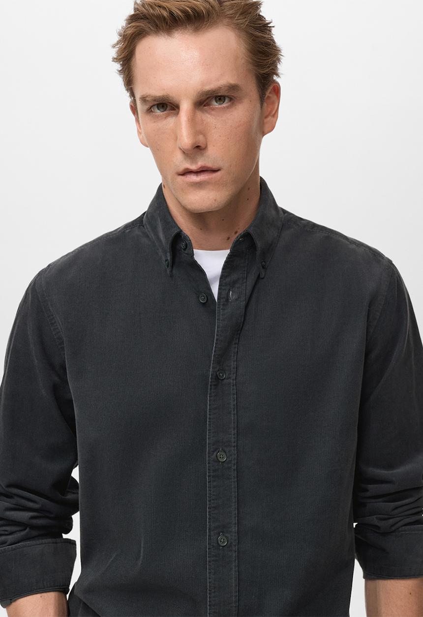 MANGO - Camisa Tadi - Grey