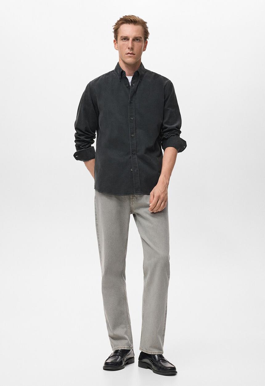 MANGO - Camisa Tadi - Grey