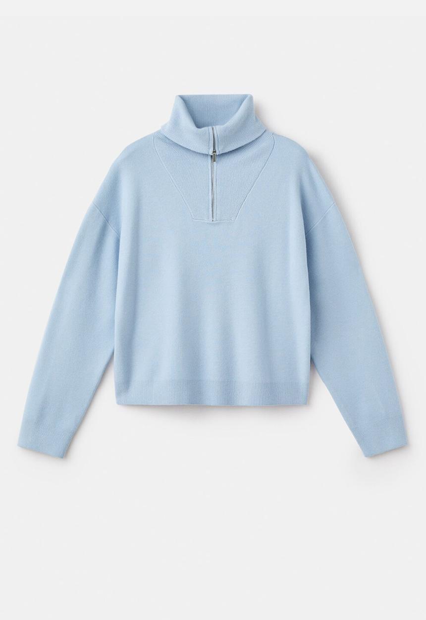 MANGO - Sweater latonis - light pastel blue