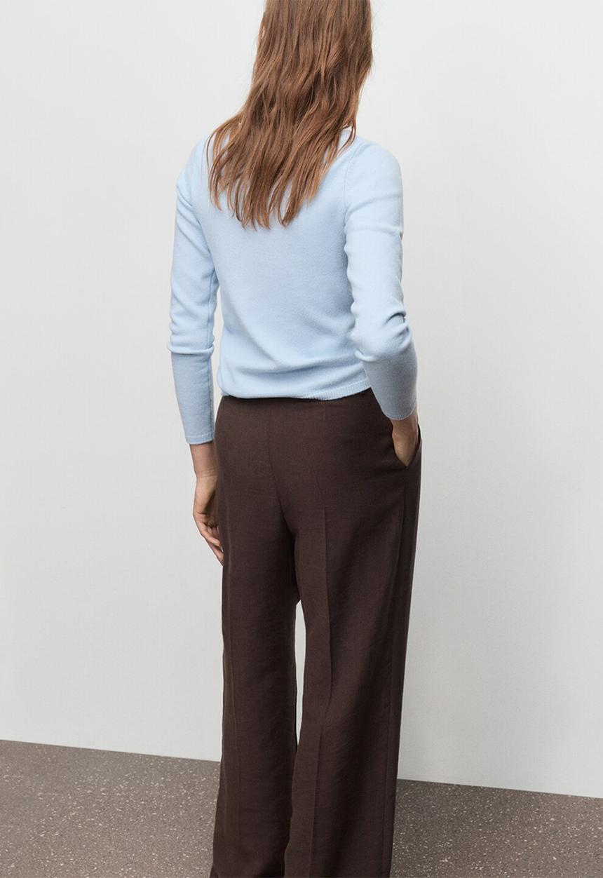 MANGO - Sweater seeds - light pastel blue