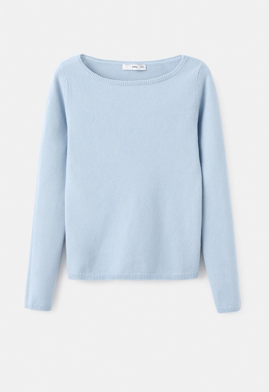 MANGO - Sweater seeds - light pastel blue