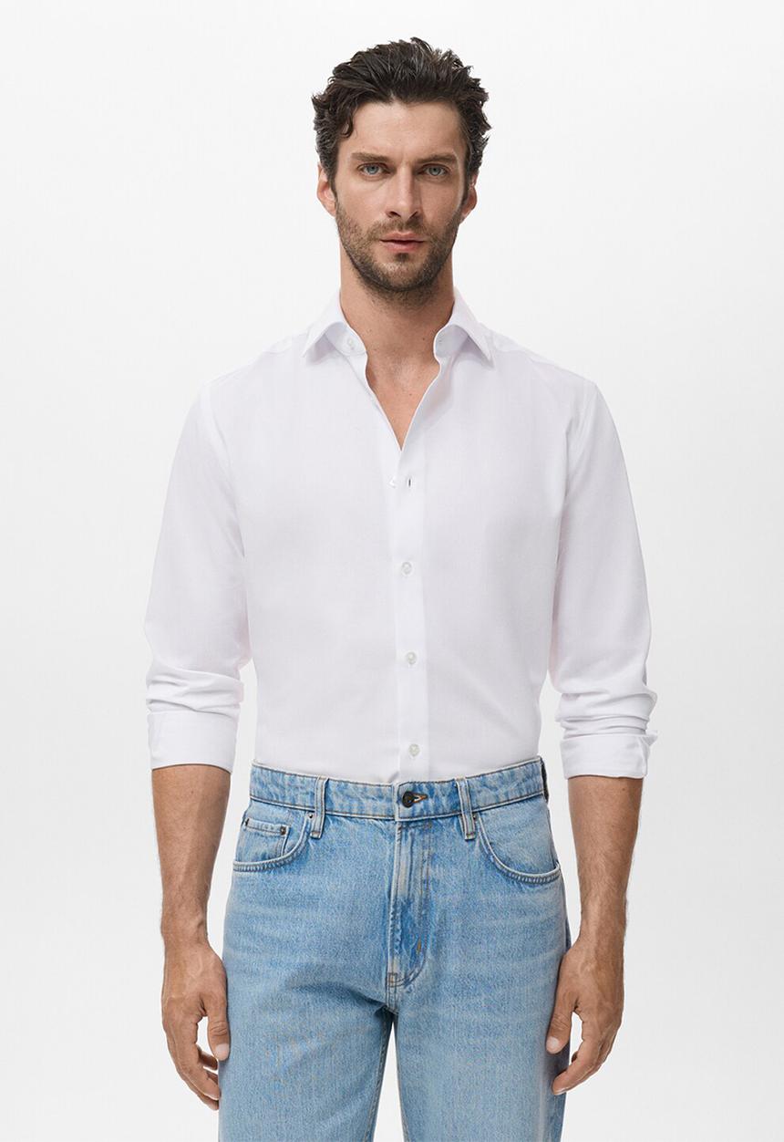 MANGO - Camisa Giro - White