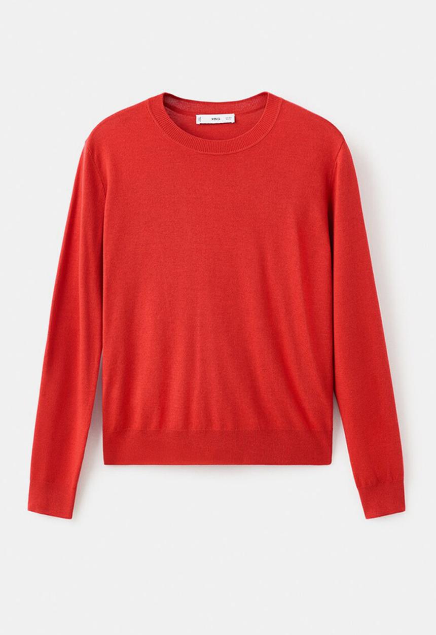 MANGO - Sweater lucca - dark orange