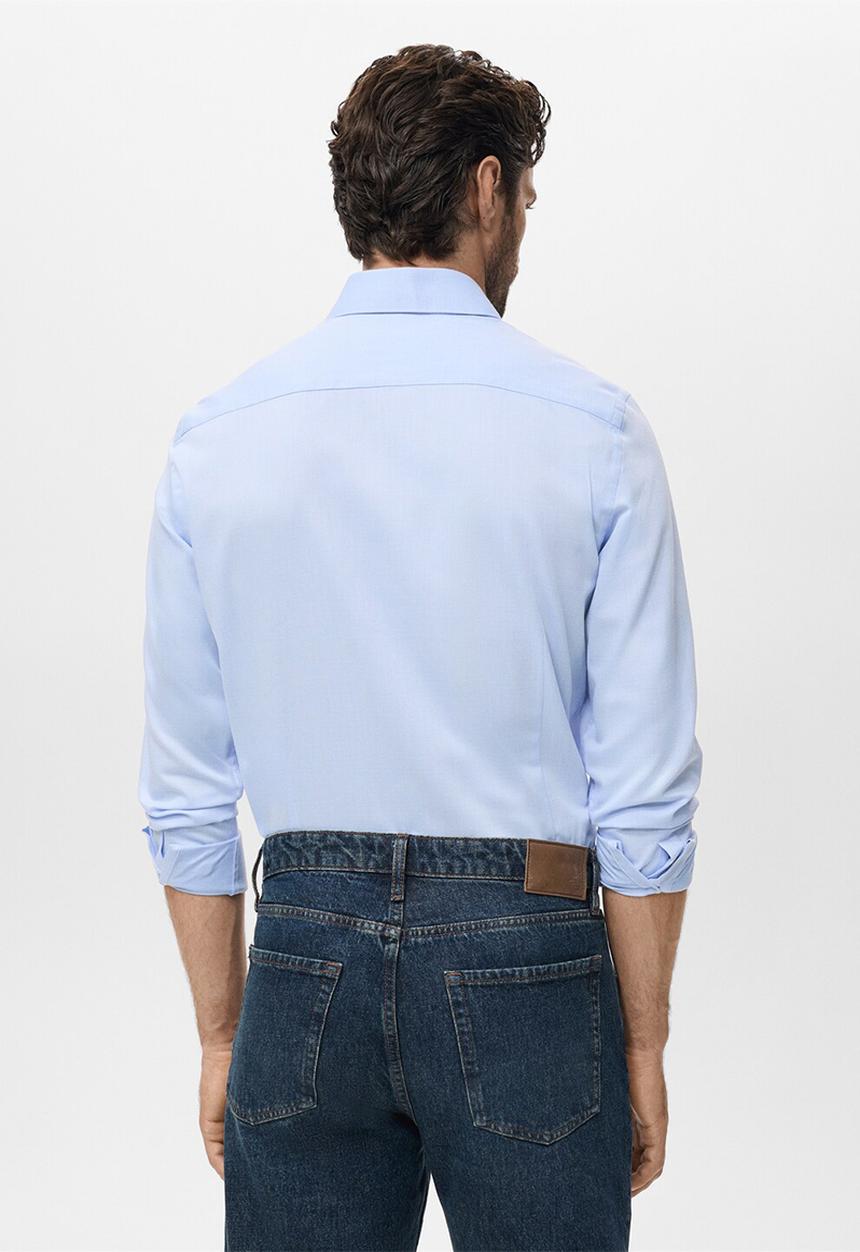 MANGO - Camisa Giro - Sky Blue