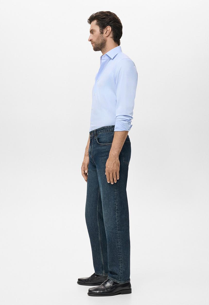 MANGO - Camisa Giro - Sky Blue