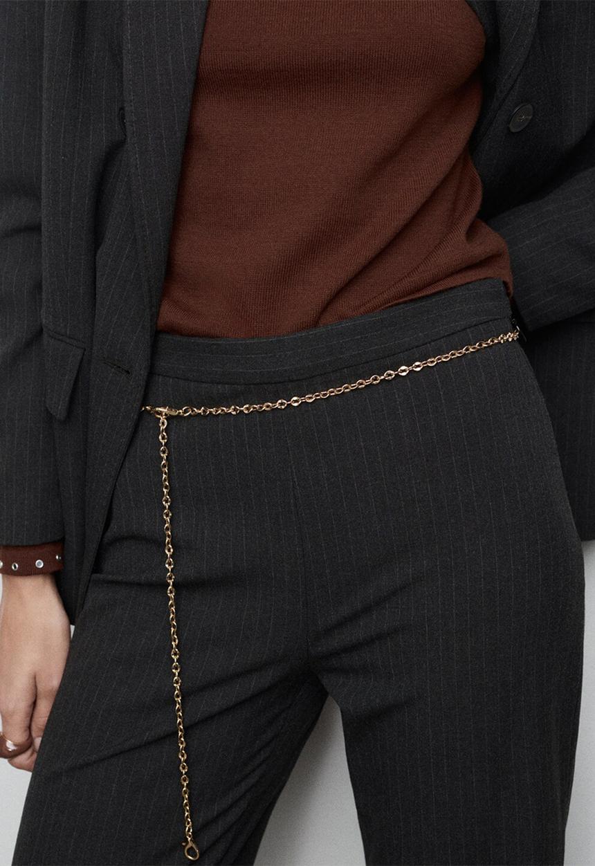MANGO - Sweater study - brown