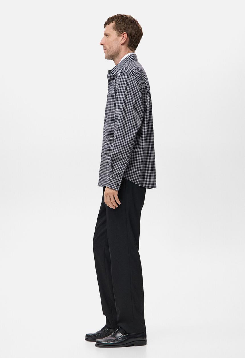 MANGO - Camisa Vichy - Black