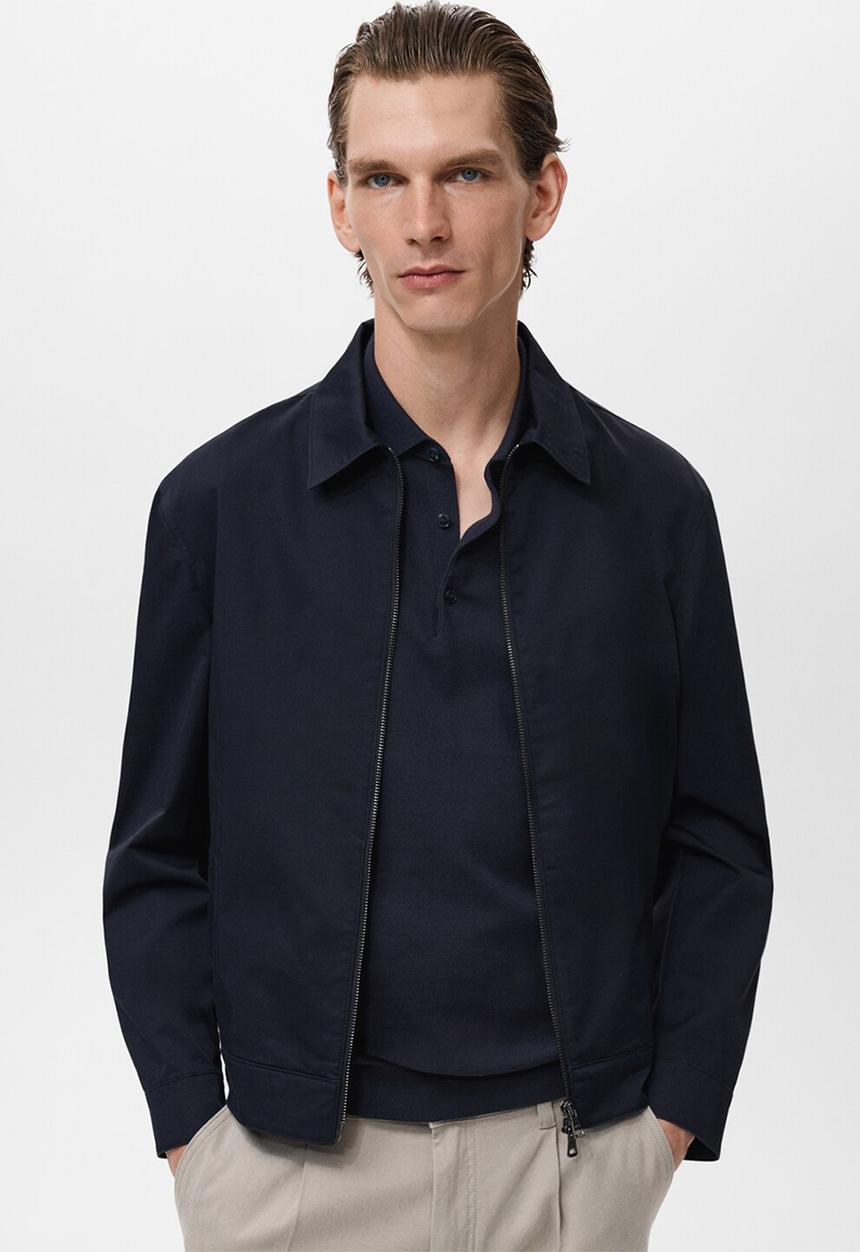 MANGO - Chaqueta Turano - Dark Blue