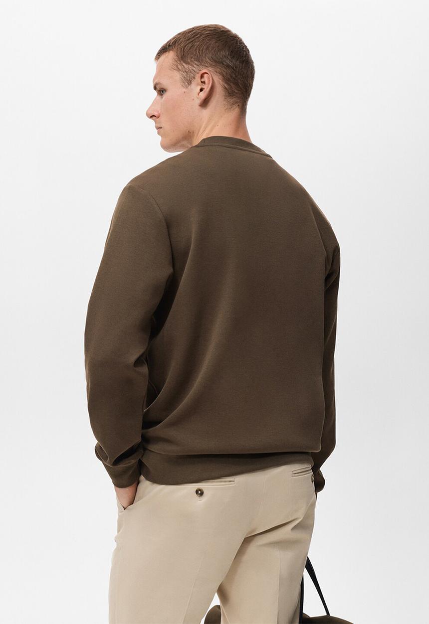MANGO - Sudadera Nola - Dark Green