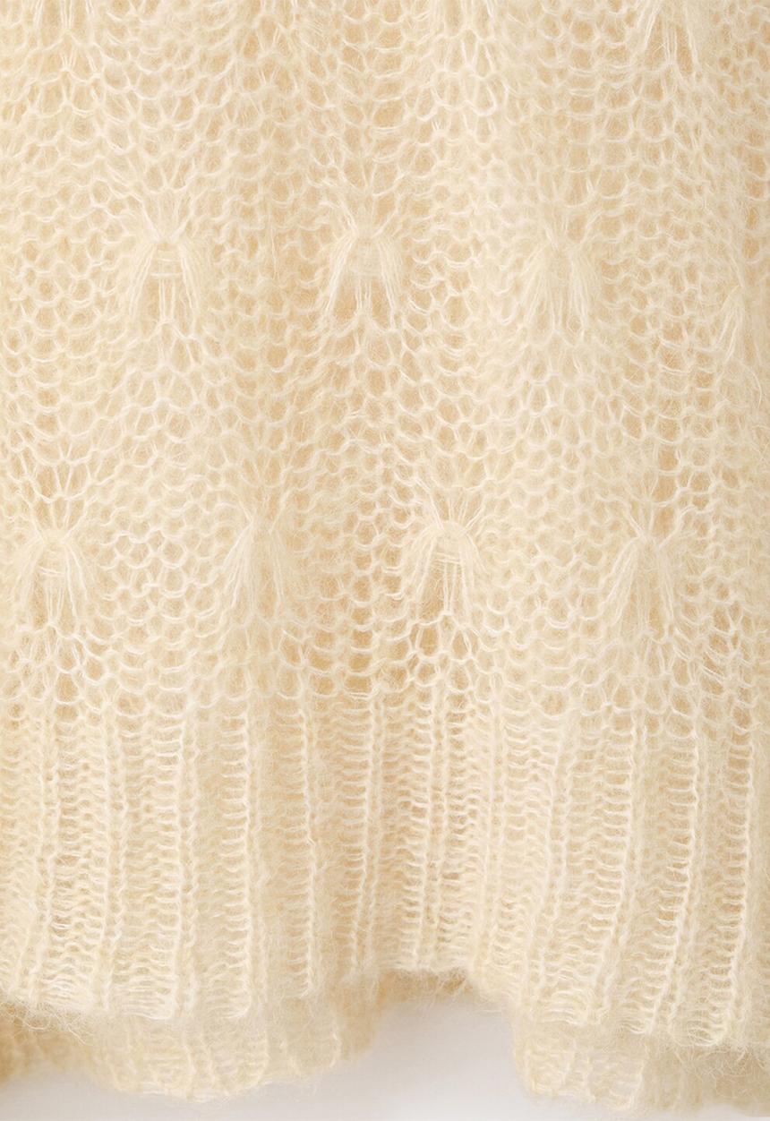 MANGO - Sweater solcito - light beige